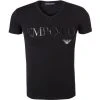 EMPORIO ARMANI V-Neck 110810/CC716/00020 T-Shirt, Baumwolle, Schwarz