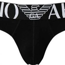 EMPORIO ARMANI Brief 110814/CC716/00020 Slip, Baumwoll-Stretch, Schwarz