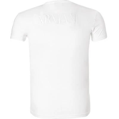 EMPORIO ARMANI Crew Neck 111035/CC716/00010 T-Shirt, Baumwolle, Weiß 2 EMPORIO ARMANI Crew Neck 111035/CC716/00010 T-Shirt, Baumwolle, Weiß – Bild 2