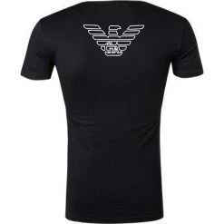 EMPORIO ARMANI V-Neck 110810/CC735/00020 T-Shirt, Baumwolle, Schwarz -MR Wasch Geschaft 266940 norm3