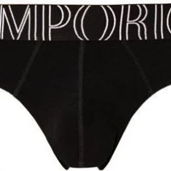 EMPORIO ARMANI Brief 110814/CC735/00020 Slip, Baumwoll-Stretch, Schwarz, Schawrz