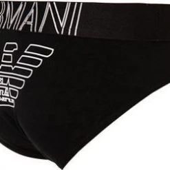 EMPORIO ARMANI Brief 110814/CC735/00020 Slip, Baumwoll-Stretch, Schwarz, Schawrz -MR Wasch Geschaft 266943 norm3