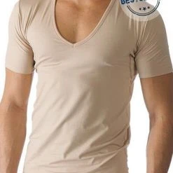 MEY Drunterhemd V-Neck Slim Fit 46098/111 Baumwolle COOLMAX®, Skin, Light skin