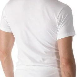 Mey CASUAL COTTON Olympia-Shirt 49003/101 T-Shirt, Pima Baumwoll-Stretch, Weiß, White -MR Wasch Geschaft 267221 norm2