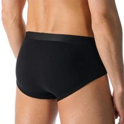 Mey CASUAL COTTON Men-Slip 49112/123 Pima Baumwoll-Stretch, Schwarz, Black -MR Wasch Geschaft 267231 norm2