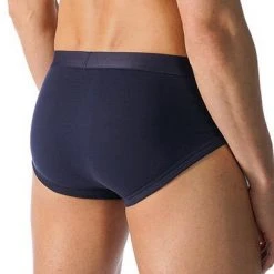 Mey CASUAL COTTON Men-Slip 49112/668 Pima Baumwoll-Stretch, Marine, Yacht blue -MR Wasch Geschaft 267232 norm2