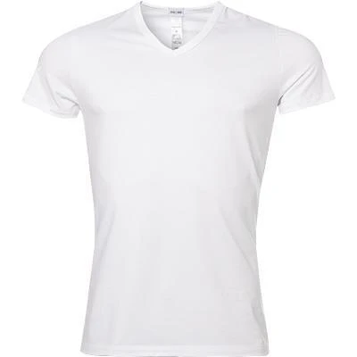 HOM Classic V-Shirt 400206/0003 T-Shirt, Baumwolle, Weiß, White 1 HOM Classic V-Shirt 400206/0003 T-Shirt, Baumwolle, Weiß, White