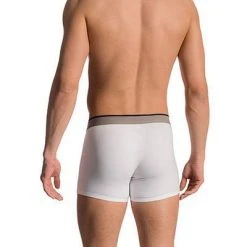 Olaf Benz RED1010 Boxerpants 2er Pack 101023/1000 Trunks, Baumwolle, Weiß, White -MR Wasch Geschaft 273673 norm2