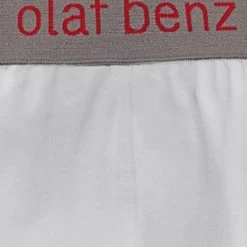 Olaf Benz RED1010 Boxerpants 2er Pack 101023/1000 Trunks, Baumwolle, Weiß, White -MR Wasch Geschaft 273673 norm3