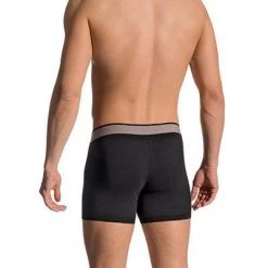 Olaf Benz RED1010 Boxerpants 2er Pack 101023/8000 Trunks, Baumwoll-Stretch, Schwarz, Black -MR Wasch Geschaft 273674 norm2