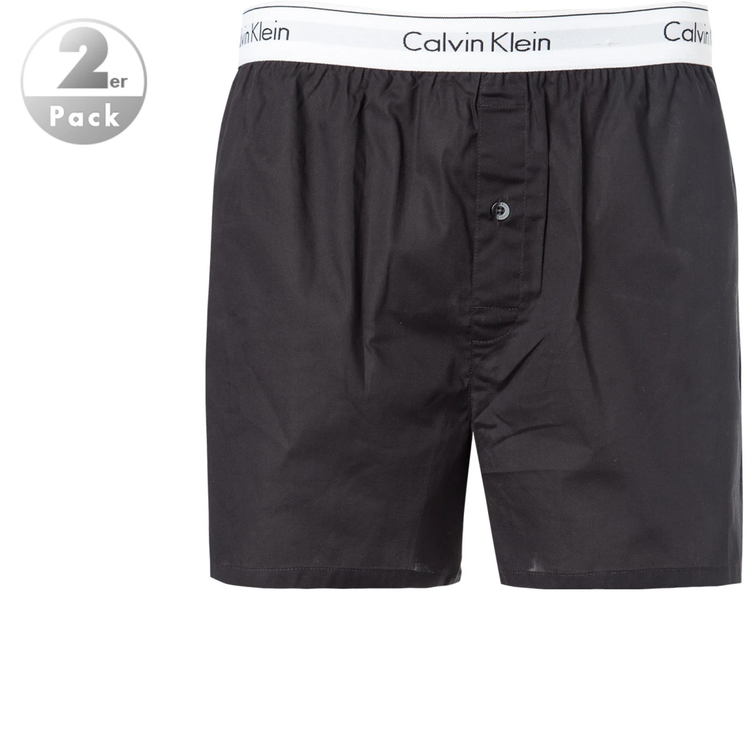 Calvin Klein Underwear Calvin Klein MODERN COTTON 2er Pack NB1396A/001 Boxershorts, Baumwolle, Schwarz, Black 1 Calvin Klein Underwear Calvin Klein MODERN COTTON 2er Pack NB1396A/001 Boxershorts, Baumwolle, Schwarz, Black