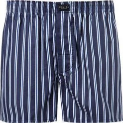 Novila Shorts 8147/055/104 Boxershorts, Baumwolle, Marine-weiß gestreift, Marine