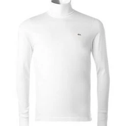 LACOSTE Rollkragenshirt UH6928/001 Regular Fit, Baumwolle, Weiß, Blanc