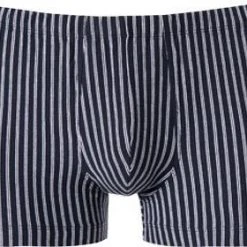 Schiesser Shorts 159614/803 Trunk, Baumwolle, Navy gestreift, Dunkelblau