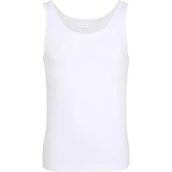 bugatti Tank Top 50005/6061/110 Tanktop, Baumwolle, Weiß, White-light-solid