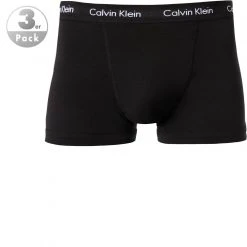 Calvin Klein Underwear Calvin Klein COTTON STRETCH 3er Pack U2662G/XWB Trunks, Baumwolle, Schwarz