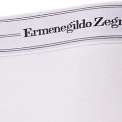 Ermenegildo Zegna Stretch Co. Trunk N2LC60010/100 Baumwolle, Weiß -MR Wasch Geschaft 292071 norm2