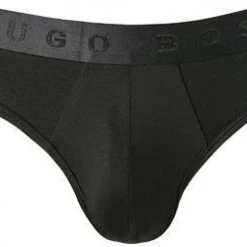 BOSS Brief Signature 50377707/001 Slip, Baumwolle, Schwarz