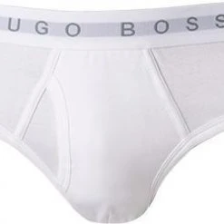 BOSS Brief Original 50377703/100 Slip, Mit Eingriff - Baumwolle, Weiß