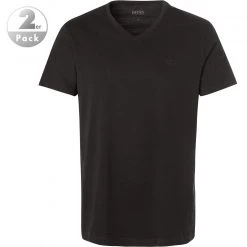 BOSS T-Shirt VN 2er Pack 50377779/001 T-Shirts, Baumwolle, Schwarz