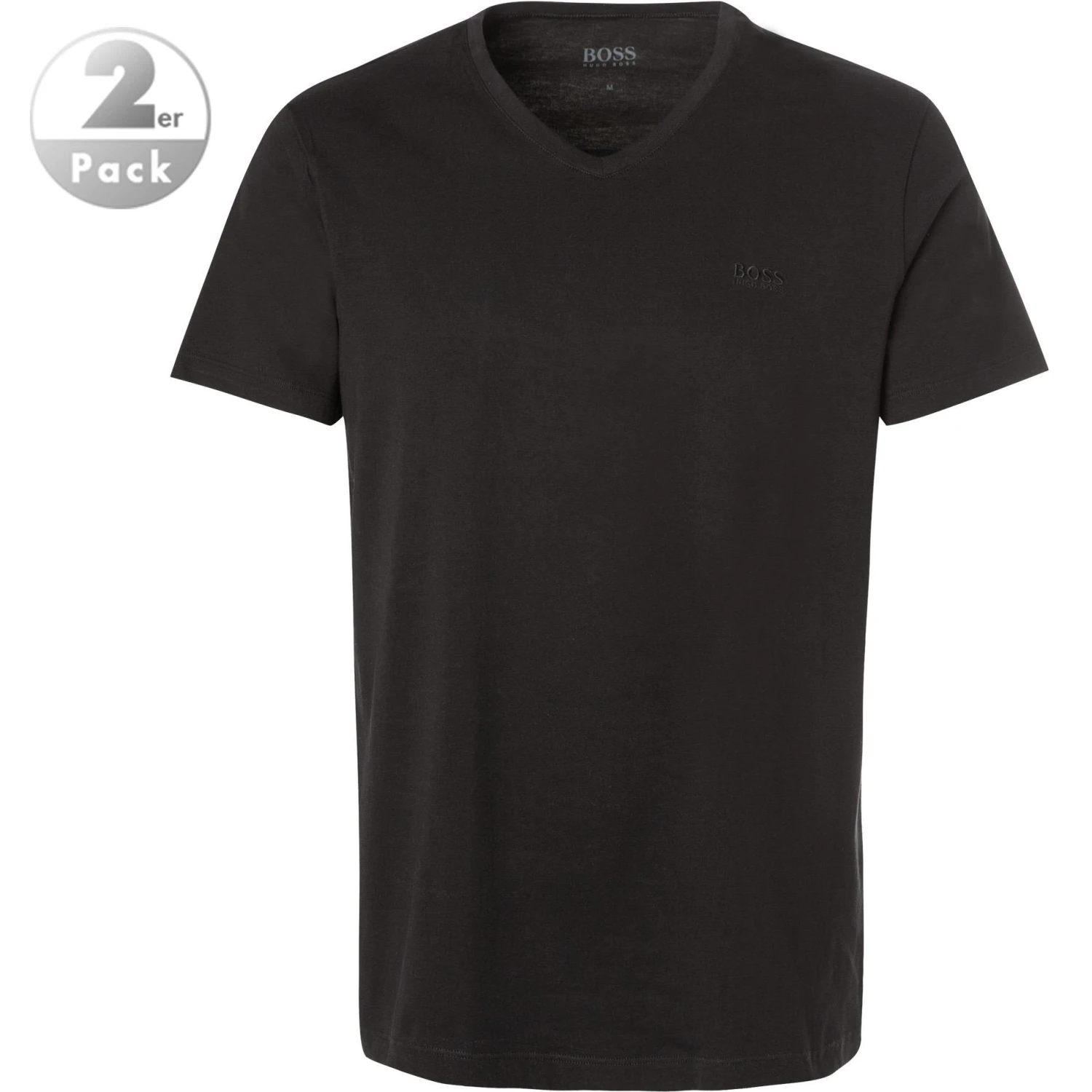 BOSS T-Shirt VN 2er Pack 50377779/001 T-Shirts, Baumwolle, Schwarz 1 BOSS T-Shirt VN 2er Pack 50377779/001 T-Shirts, Baumwolle, Schwarz