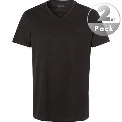 BOSS T-Shirt VN 2er Pack 50377779/001 T-Shirts, Baumwolle, Schwarz 2 BOSS T-Shirt VN 2er Pack 50377779/001 T-Shirts, Baumwolle, Schwarz – Bild 2