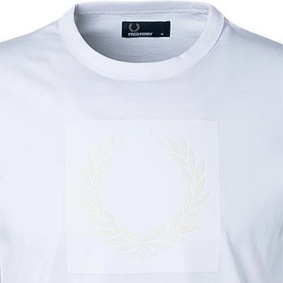 Fred Perry T-Shirt M4549/100 Longsleeve, Baumwolle, Weiß 2 Fred Perry T-Shirt M4549/100 Longsleeve, Baumwolle, Weiß – Bild 2
