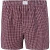 Novila Shorts 9554/055/219 Boxershorts, Baumwolle, Rot-weiß kariert, Bordeaux