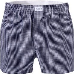 Novila Shorts 9554/055/204 Boxershorts, Baumwolle, Dunkelblau-weiß kariert, Marine