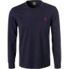 Polo Ralph Lauren Longsleeve 710671468/024 Longsleeeve, Custom Slim Fit, Baumwolle, Dunkelblau, Nachtblau