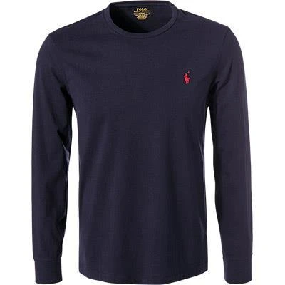 Polo Ralph Lauren Longsleeve 710671468/024 Longsleeeve, Custom Slim Fit, Baumwolle, Dunkelblau, Nachtblau 1 Polo Ralph Lauren Longsleeve 710671468/024 Longsleeeve, Custom Slim Fit, Baumwolle, Dunkelblau, Nachtblau