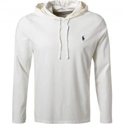 Polo Ralph Lauren Longsleeve 710652669/021 Longsleeve Hoodie , Baumwolle, Wollweiß, Wollweiß-dunkelblau