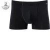 HANRO Pants 2er Pack 07 3079/0019 Trunks, Baumwolle, Schwarz, Black