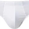 HANRO Briefs Cotton Superior 07 3085/0101 Slip, Baumwoll-Stretch, Weiß, White