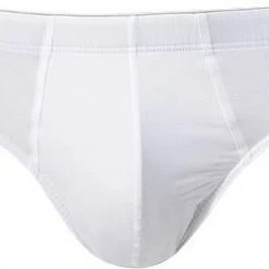 HANRO Briefs Cotton Superior 07 3085/0101 Slip, Baumwoll-Stretch, Weiß, White