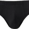 HANRO Briefs Cotton Superior 07 3085/0199 Slip, Baumwoll-Stretch, Schwarz, Black