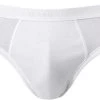 HANRO Midi Briefs Cotton Pure 07 3633/0101 Slip, Baumwolle, Weiß, White
