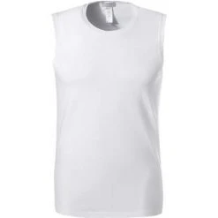 HANRO Tank Top Cotton Superior 07 3098/0101 Tanktop, Baumwolle, Weiß, White