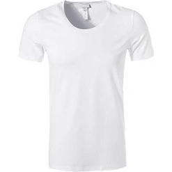 HANRO Shirt Cotton Superior 07 3088/0101 T-Shirt, Baumwolle, Weiß, White