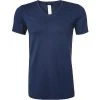 HANRO Shirt V-Neck Cotton Superior 07 3089/0593 T-Shirt, Baumwolle, Dunkelblau, Midnight navy