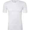 HANRO Shirt Cotton Pure 07 3663/0101 T-Shirt, Baumwolle, Weiß, White