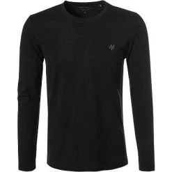 Marc O'Polo Longsleeve B21 2220 52022/990 Shaped Fit, Baumwolle, Schwarz