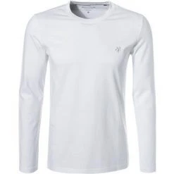 Marc O'Polo Longsleeve B21 2220 52022/100 Shaped Fit, Baumwolle, Weiß