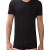 Zimmerli Sea Island 286 T-Shirt 286/1441/86 Sea Island Baumwolle, Schwarz, Black