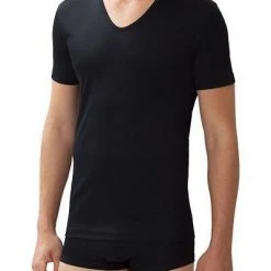 Zimmerli Metropolitan T-Shirt 286/1442/86 Sea Island Baumwolle, Schwarz, Black