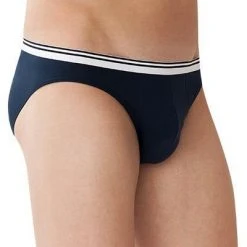 Zimmerli Pure Comfort Slip 172/1463/447 Baumwoll-Stretch, Navy, Dunkelblau