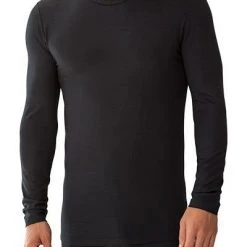 Zimmerli Pureness 700 Shirt LS 700/1350/86 Longsleeve, Micromodal OEKO-TEX, Schwarz, Black