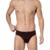 bruno banani Sportslip Hair Stripes 2203-1975/1791 Mikrofaser, Dunkelrot gestreift, Bordeaux