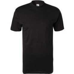 HOM Harro New T-Shirt 405508/M014 Baumwolle, Schwarz -MR Wasch Geschaft 32031 norm