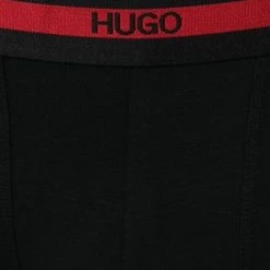 HUGO Trunks Twin Pack 50402260/622 Baumwolle, Schwarz-rot, Rot-schwarz -MR Wasch Geschaft 324722 norm3
